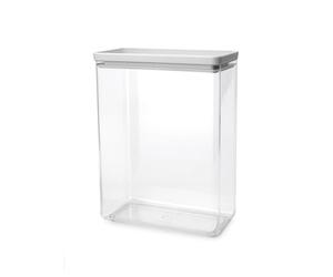 Brabantia Stackable Canister, 5.4 Litre, Tasty+, Light Grey