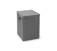 Brabantia - Stackble Laundry Box - Front And Top Opening - Space Efficient - Easy To Unload - Lightweight Grips - Large Opening Dirty Clothes - Pepper Black - 35L