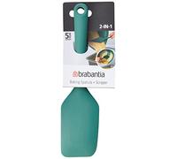 Brabantia Tasty+ Bake & Mix - Baking Spatula Plus Scraper (Fir Green) Non-Stick, Soft-Grip Handle, Heat-Resistant, Dishwasher Safe, (121883)