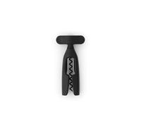 Brabantia Tasty+ Corkscrew - Dark Grey - Wine Bottle Opener with De-Corker - Easy to Use Large Turning Handle - Safe Covered Tip