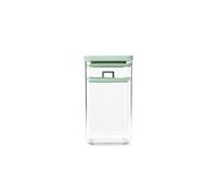 Brabantia Tasty+ Fermentation Jar | 1.6L Glass Pickling Container with Silicone Seal & Pressing Disk | Kimchi & Sauerkraut Jar | Jade Green