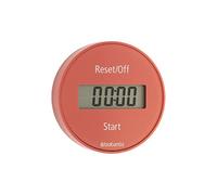 Brabantia Tasty+ Magnetic Kitchen Timer + Digital Display | Terracotta Pink | Timer for Kitchen Cooking, Times To & From 99 minutes, Rotate Outer Ring to Set, Battery Powered & Included