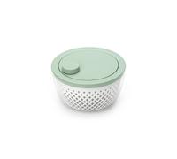 Brabantia Tasty+ Salad Spinner with Serving Bowl & Colander | Crisp Greens and Berry Dryer with Non-Slip Base | Recyclable, Dishwasher-Safe, Durable Plastice | Jade Green