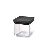 Brabantia TASTY+ square storage jar 0.7 L Dark grey