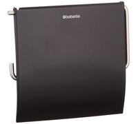 Brabantia Toilet Roll Holder Black Matt Wall Mounted Adjustable Easy Install