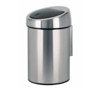 Brabantia Touch Bin, 3 L - Matt Steel Fingerprint Proof