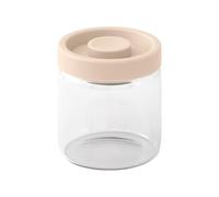 Brabantia Vacuum Storage Jar 750ml with Integrated Pump Lid and Clear Body, Designed for Storing Snacks, Nuts or Dry Foods in Kitchen Cupboards or Worktops