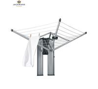 Brabantia - WallFix - 24 Metres of Clothes Line - UV-Resistant & 24 m, Grey