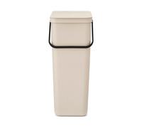 Brabantia Waste Bin Sort & Go 40L Soft Beige