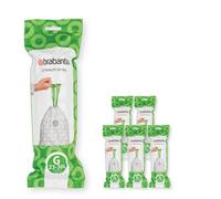 Brabantia White 23L Heavy Duty Bin Liner, Set Of 6