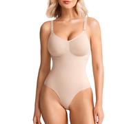 BRABIC Tummy Control Shapewear for Women Seamless Shapewear Bodysuit Body Shaper Waist Trainer Snatched Body Suit