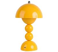 Brabola Rechargeable Table Lamp, 3-Color Dimmable Cordless Desk Lamp with Touch Control, Portable Battery Powered Nightstand Lamp for Bedroom, Kitchen, Outdoor, Camping, Decoration (Yellow)