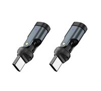 BRABOSTON 1. Rotatable USB C Adapter PD240W 5A Fast & 480Mbps Data Sync Aluminum Alloy Compact Design Degree Rotating USB C Charging Adapter