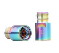 BRABOSTON 1Pair Alloy Road Bike Pedals Extenders Bicycles Pedal Extender Extended Spacer Bike Adapter Enduring Extended Spacer Cycling Accessories