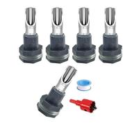 BRABOSTON 5pcs Automatic Stainless Steel Pigs Waterer Nipples With Drill Bit For Easy Installation And Maintenance Farm Use Automatic Drinker