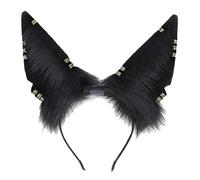 BRABOSTON Ear Anime Cosplay Hair Accessory Furry Ears Charming Foxes Headband Cute Plush Headdress For Plush Furry Animal Ears Headband Kids Adult Cats Foxes Dog Birthday Party