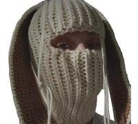 BRABOSTON Funny Crocheted Hat Winter Casual Bucket Cap Y2K-Girl Hot Girls Picture Prop Knitted Hat Devil Horn For Winter Unique Devil Horn Headpiece