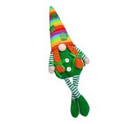 BRABOSTON Patricks Day Long Leg Gnomes Plush Figurine Dolls With Rainbow Hat Irish Leprechaun Figure Toy For Festives Home Decors Plush Leprechaun Figurine