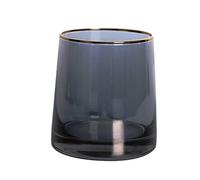 BRABOSTON Rainbow Wine Glasses Colorful Stemless Wine Water Cocktail for Wedding Party Home Restaurant Colored Glasses
