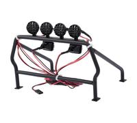 BRABOSTON Simulation Metal Roll Cage With 6 LED Lamp For 1/10 Remote Control Car Modification Accessories Part Remote Control Car Roll Cage