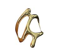 BRABOSTON Two Hands Than Star Rings For Men Punk Gothic Zircon Retro Crossed Rings Women Hip Hop Bands Jewelry Charm Fashion Gift Vintage Couple
