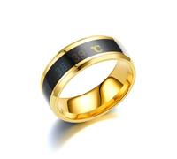 BRABOSTON Waterproof Stainless Steel Rings Intelligent Temperature Sensitivity Finger Jewelry For Couples And Health Enthusiasts Stylish Wedding Gifts