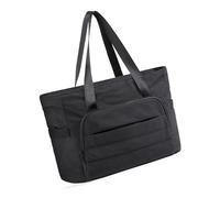 BRABOSTON Women Large Capacity Quilted Puffer Yoga Mat Holder Shoulder Bag Padded Gym Handbag Organizers with Zippers Pocket Yoga Practice Essential