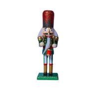 BRABOSTON Wood Cracker Puppet Soldier Christmas Decoration ForXmas Decor New Year Gift Christmas Collectible Holiday Ornament