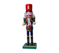 BRABOSTON Wood Cracker Puppet Soldier Christmas Decoration ForXmas Decor New Year Gift Christmas Collectible Holiday Ornament