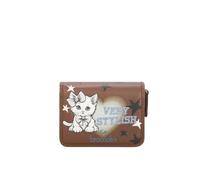 Braccialini Allround Small Wallet Enriched with a Romantic Print with a Cute Kitty, Bow and Very Stylish Lettering with Zip Pocket for Coins., Unique, Taglia Unica, Allround