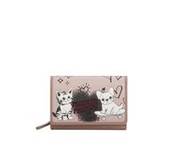 Braccialini Allround Zip Around Wallet Enriched by a Cheerful and Romantic Print, with Cute Pets and Graphic Details with a Playful Mood. Interior Zip Pocket for Coins., Unique, Taglia Unica, Casual