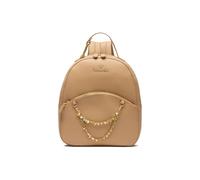 Braccialini Amy faux leather backpack in a simple and modern design, perfect for accompanying you through everyday life with elegance. The clear line is characterised by a front pocket, beige