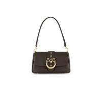Braccialini Baroque Shoulder Bag in soft calfskin with a compact and feminine silhouette, embellished by the iconic Baroque jewel buckle with enamelled hearts and bright details