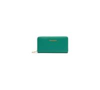 Braccialini Basic Zip Around Wallet in Gold Leather with Gold Logo Front. One Inside Zip Pocket for the Coin., green, Taglia Unica, Casual