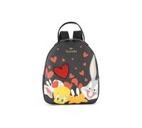 Braccialini Beth Lt Allfriend Compact Versatile Backpack - The ideal companion for dynamic days full of style. The clean lines and rounded silhouette meet golden details and, Multi-coloured, UNI