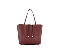 Braccialini Double The shopper that combines elegance and versatility in a single gesture. Clean lines, a simple silhouette and a refined powder pink tone meet an inner lining, red, One Size