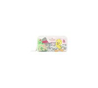 Braccialini Postcards Lt Zip Around Wallet decorated with a print inspired by the city of Rome, features Tweety among daisies, butterflies and the iconic Colosseum., multi-coloured, One size, Casual