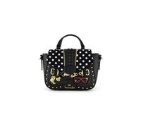 Braccialini Rock The Rock handbag interprets the most gritty soul of the collection through a structured and roomy silhouette. The black base with polka dot print is enhanced by, Black, One Size