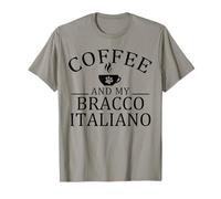 Bracco Italiano Dog and Coffee T-Shirt