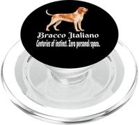 Bracco Italiano Dog Zero Personal Space Funny Pet Quote PopSockets PopGrip for MagSafe