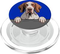 Bracco Italiano Funny Peeking Italian Pointer Dog Lover PopSockets PopGrip for MagSafe