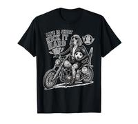 Bracco Italiano on Bike Chopper& Footbal - Soccer DIGOR T-Shirt