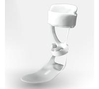 Brace On AFO - Swedish Deluxe - Drop Foot Stabilizer, Moldable, Trimmable, Lightweight Polyethylene (Men, Right)