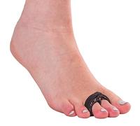 BraceAbility Buddy Tape Toe Splint Wraps | Non-Slip Taping Straps for Treating a Broken Pinky or Big Toe, Jammed, Sprained, Swollen, Dislocated, Fractured (Pack of 2)