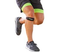 BraceAbility Patella Strap | Adjustable Knee Band for Runners/Jumpers Knee, Patellar Tendonitis, Basketball, Hiking, Soccer, Volleyball (Medium)