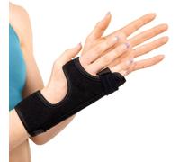 BraceAbility Ulnar Gutter Splint - Hand Support, Pinky and Ring Trigger Finger, Right or Left(M)