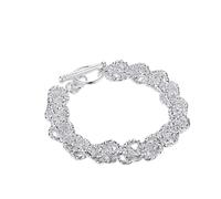 Bracelet 10mm Twisted Chains 21cm Chain Linked For Women Charm Bangle Gift