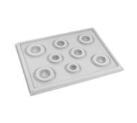 Bracelet Bead Design Board, 26 x 34.5 cm Gray Flocked Bead Board For DIY Bracelet Necklace Beading Jewelry Making