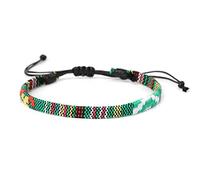 Bracelet Beads Message Quartz Bracelet Men Bracelets Handmade Jewellery Wrap Bracelets Adjustable Men And Women Ankle Bracelets Width Women Couple Messages Quartz Rings, A, Fabric Art, No Gemstone