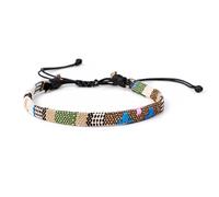 Bracelet Beads Message Quartz Bracelet Men Bracelets Handmade Jewellery Wrap Bracelets Adjustable Men And Women Ankle Bracelets Width Women Couple Messages Quartz Rings, A, Fabric Art, No Gemstone
